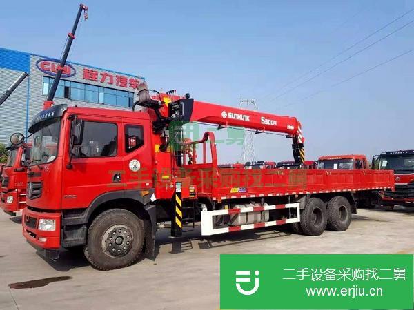 遼寧出售二手宏昌天馬12噸4節直臂隨車吊