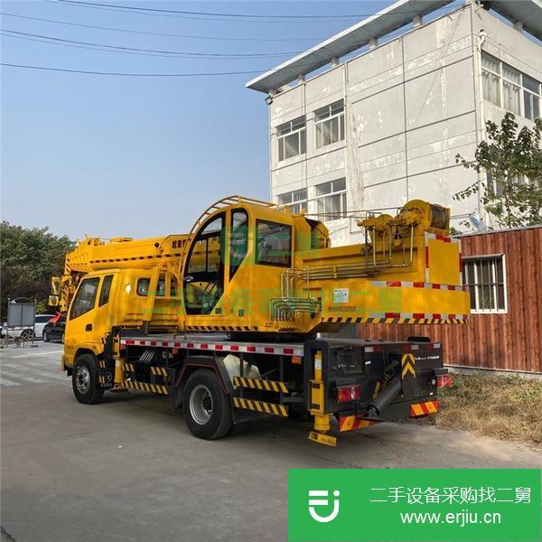 山東出售二手徐工8噸臂長6米6節吊車