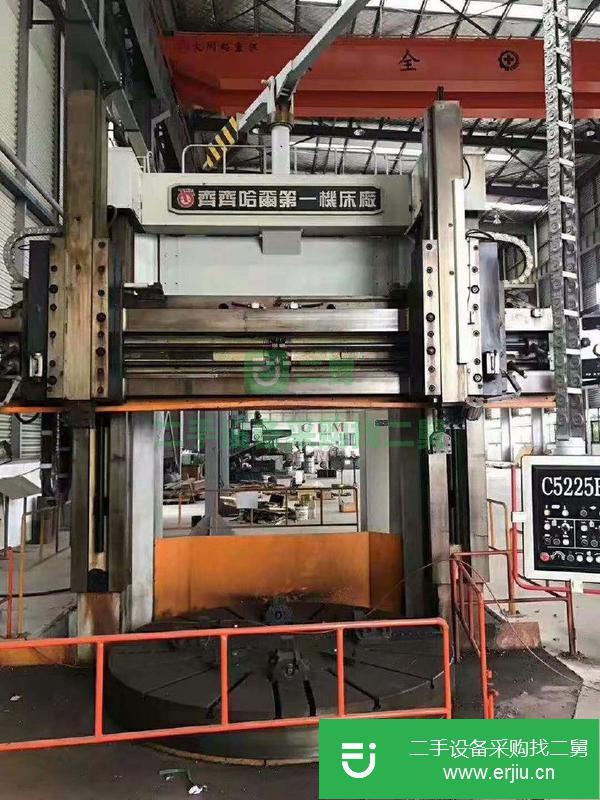 浙江出售二手齊重C5225E雙柱立式車床