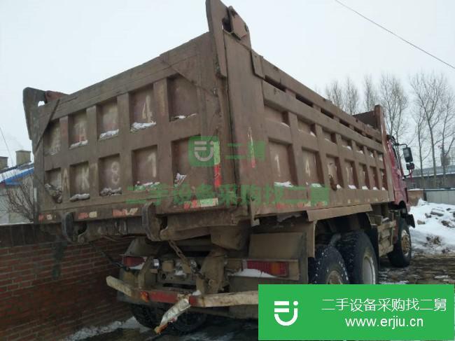 黑龍江出售二手重汽豪沃重卡后八輪翻斗自卸車