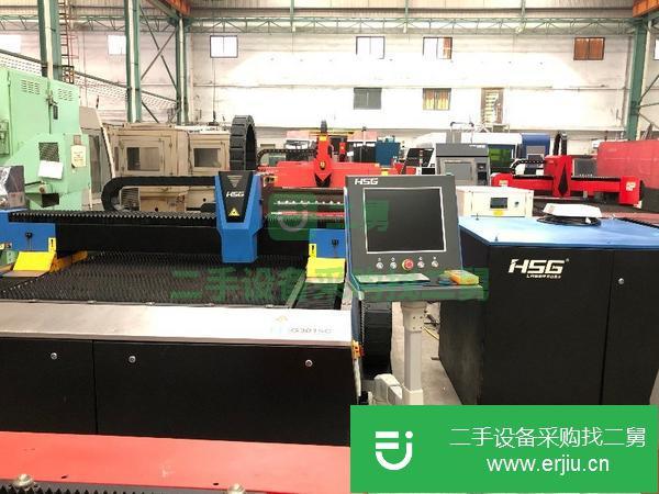 遼寧出售二手宏山激光1000瓦光纖激光切割機 全新激光器,質保兩年