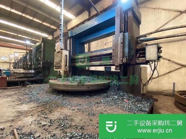 河北出售二手大連四米數控立式車床