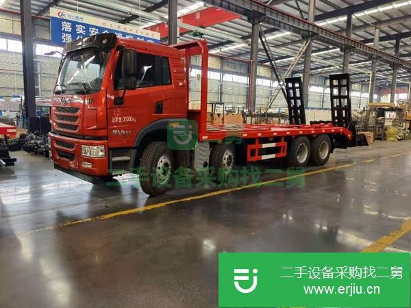 浙江出售二手解放悍V前四后八平板運輸車