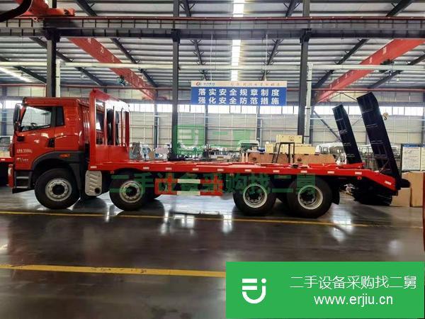 浙江出售二手解放悍V前四后八平板運輸車
