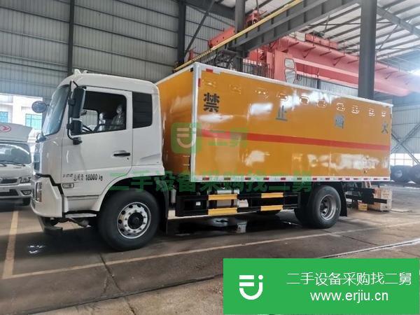 浙江出售二手天錦6米6易燃?xì)怏w廂式運(yùn)輸車