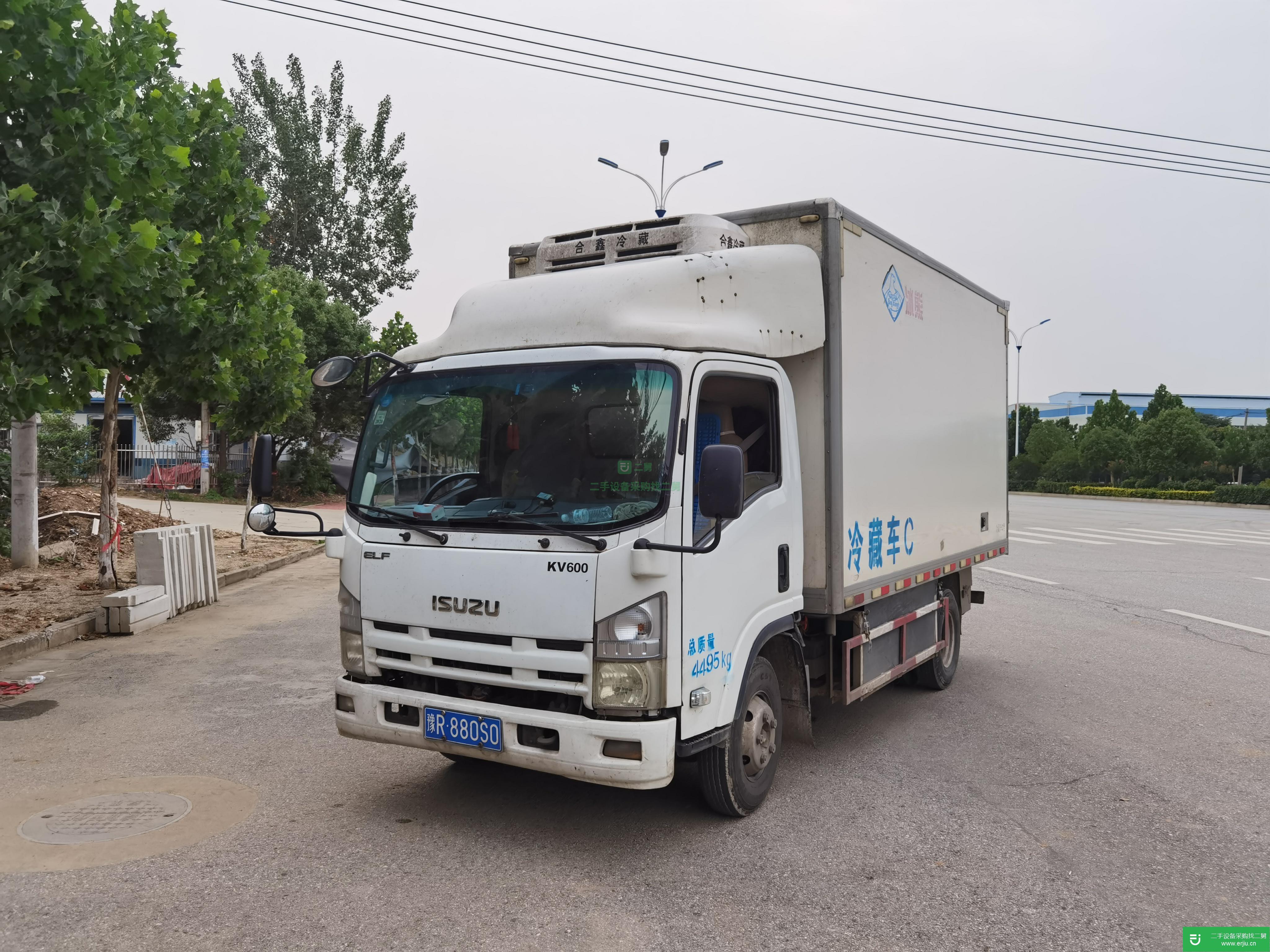 河南出售二手五十鈴133馬力冷藏車