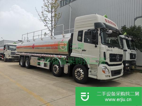 廣東出售二手20噸東風天龍前四后八鋁合金油罐車30方