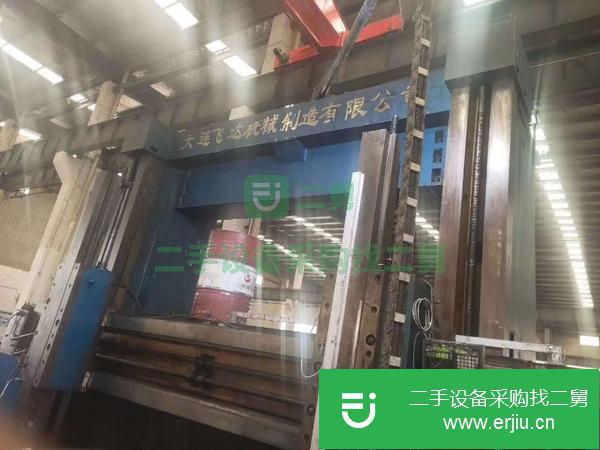 江蘇出售二手大連4米雙柱立式車床