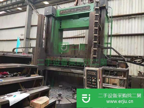 浙江出售二手齊齊哈爾C5225E雙柱立式車床
