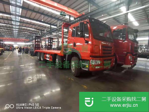 浙江出售二手解放悍V前四后八平板運輸車
