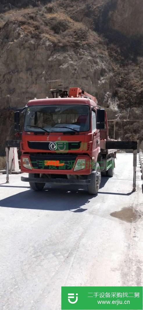 湖北出售二手東風(fēng)國(guó)五單橋10噸隨車吊