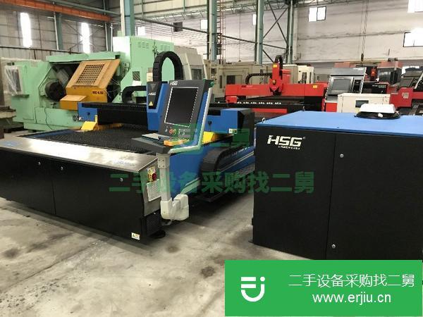 遼寧出售二手宏山激光1000瓦光纖激光切割機 全新激光器,質保兩年