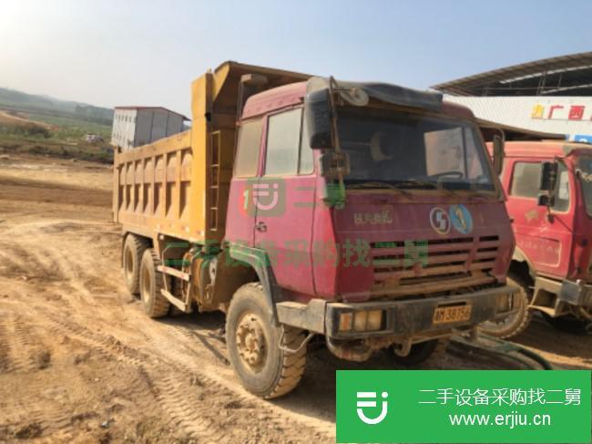 廣西出售二手陜汽重卡奧龍后八輪自卸車