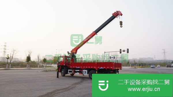 浙江出售二手三一8噸五節臂隨車吊