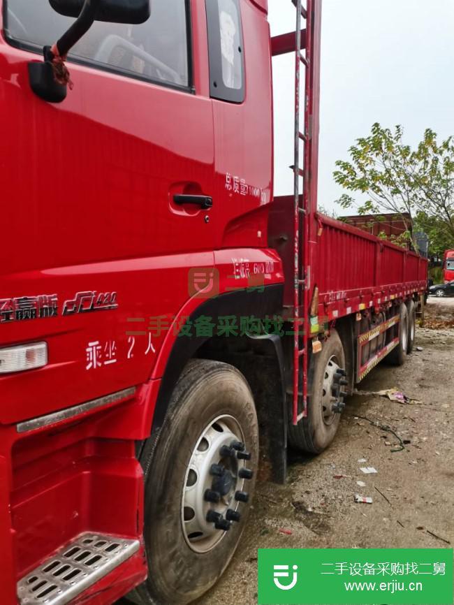 廣東出售二手東風天龍前四后八平板貨車
