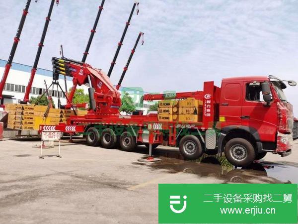 江蘇出售二手100噸折臂隨車吊