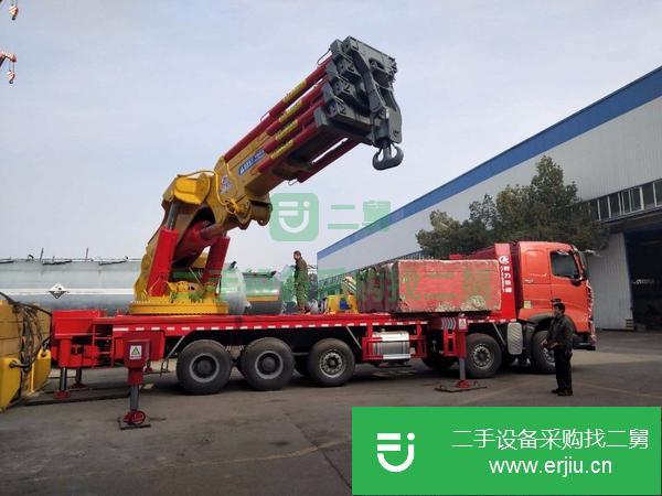 江蘇出售二手100噸折臂隨車吊