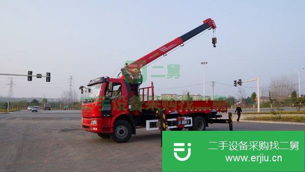 浙江出售二手三一8噸五節臂隨車吊