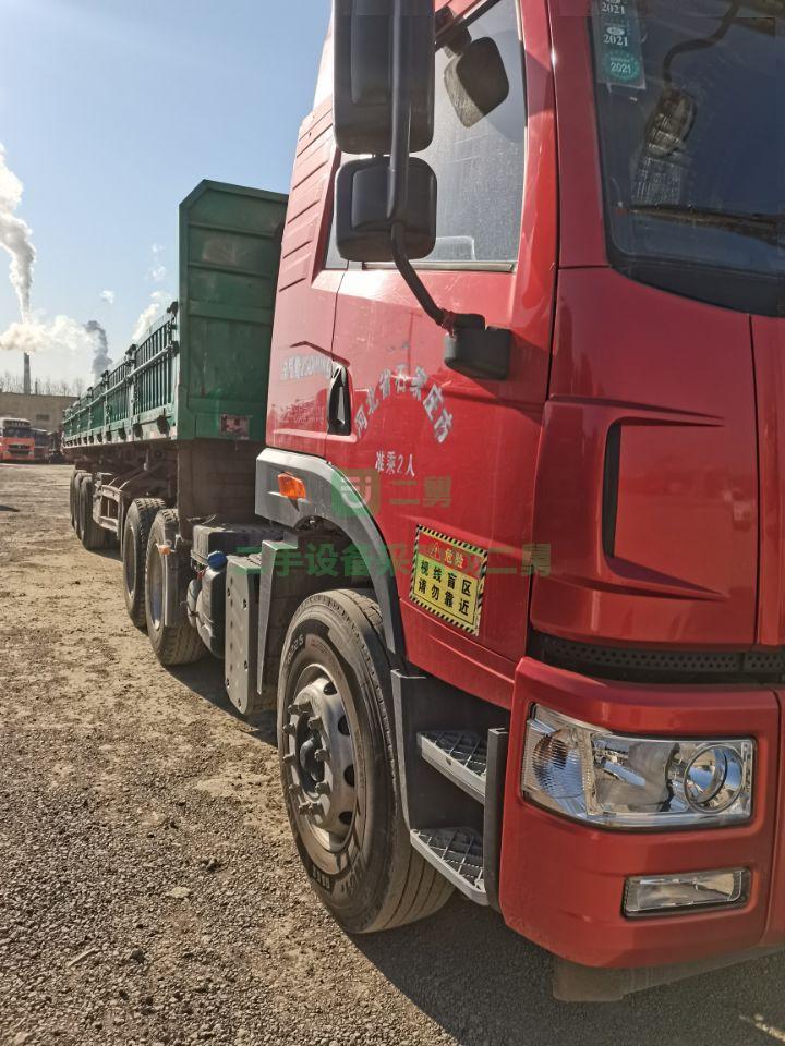 急售兩年整一氣青島捍威400帶全保險(xiǎn)半掛車(chē)，車(chē)況精品精品