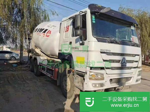 黑龍江出售二手17年16方豪沃攪拌車