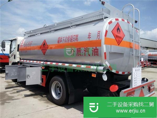 河南出售二手8噸油罐車手續齊全濰柴140馬力國五發動機解放6檔變速箱軸距3900mm