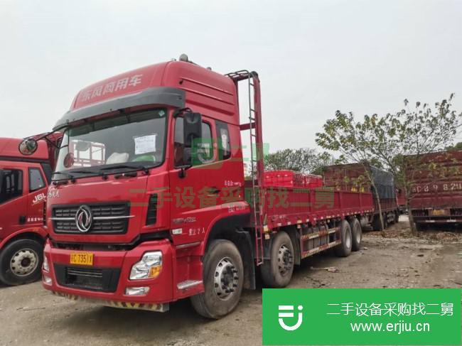 廣東出售二手東風天龍前四后八平板貨車