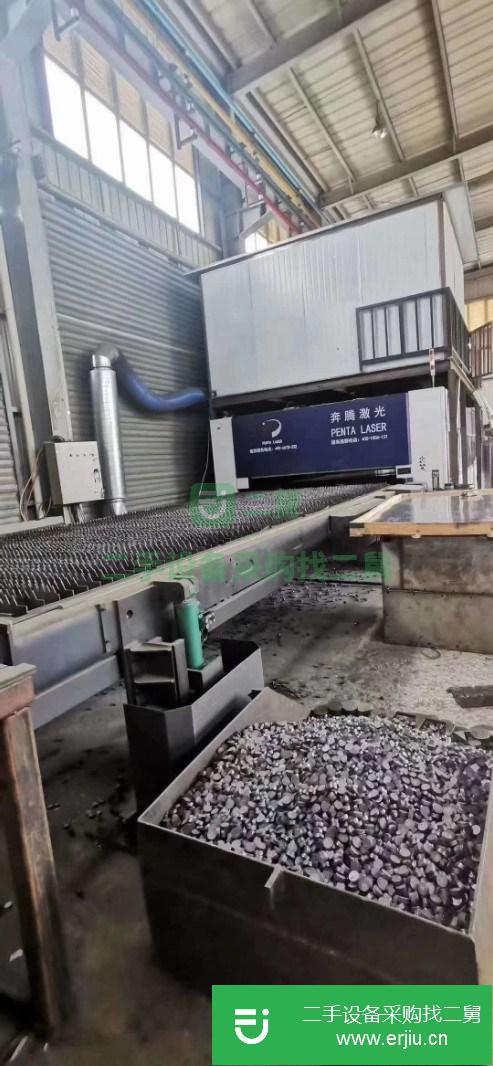 廣東出售二手奔騰液壓升降臺激光切割機