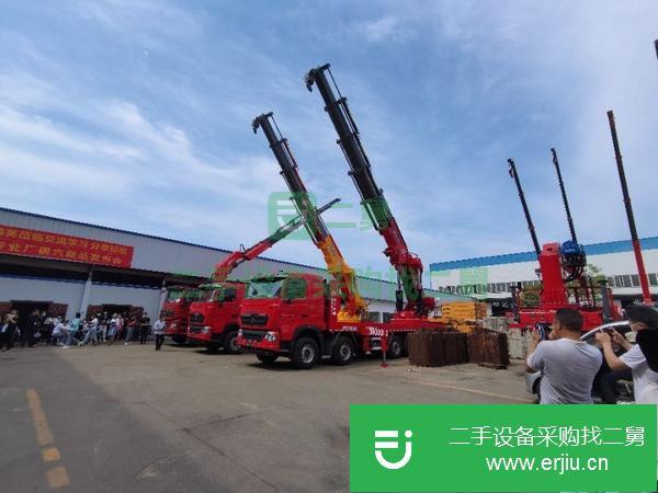 江蘇出售二手100噸折臂隨車吊