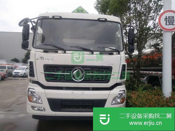 四川出售二手東風天龍前四后八鋁合金油罐車