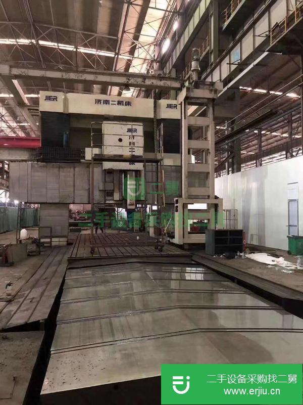 浙江出售二手濟南二機4x12米數控五面體龍門鏜銑床