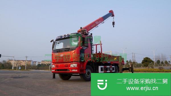 浙江出售二手三一8噸五節臂隨車吊