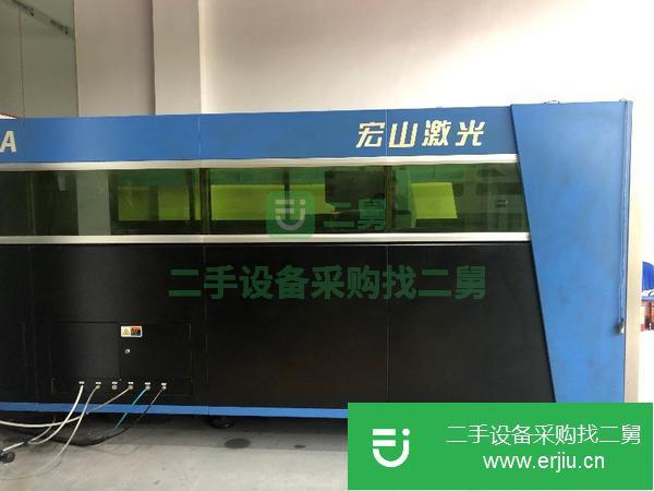 遼寧出售二手宏山激光1500瓦光纖激光切割機(jī)