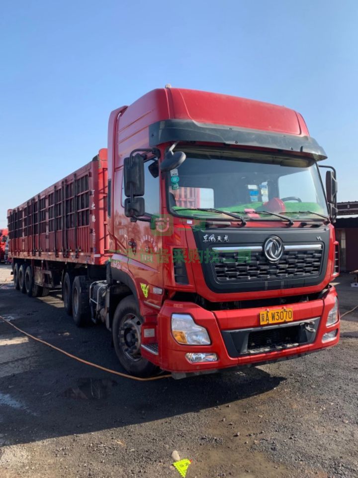 急售一年三個月天龍VL450馬力國五雙驅帶全保險運輸車，車況精品！
