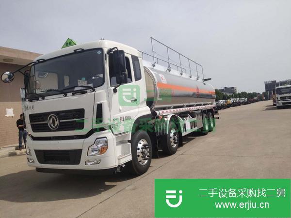 山西出售二手東方前四后八鋁合金油罐車