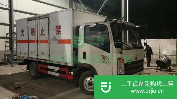 山西出售二手豪沃輕卡共五項危險品廂式運輸車