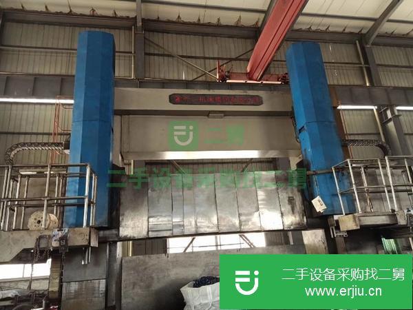 江蘇出售二手數控雙柱立式車床5米,加工高3.15米承重32噸09年