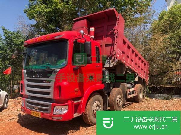 廣東出售二手江淮前四后四輕量化自卸車
