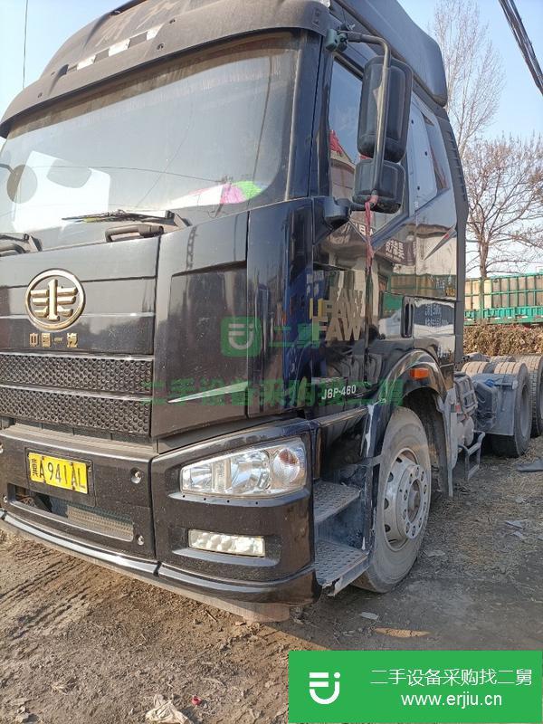 河北出售二手國五雙驅解放J6P牽引車