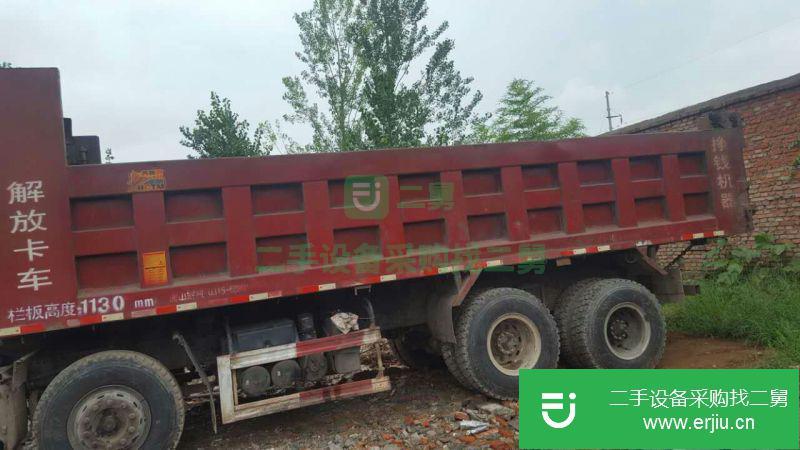 安微出售二手解放J6P7.6米國4自卸車車況精品