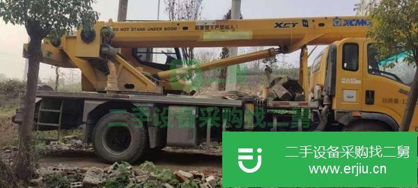 湖南出售二手徐工XCT8噸汽車吊,16年出廠國四