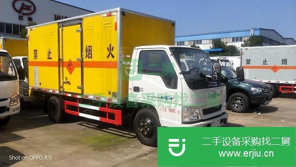 天津出售二手江鈴順達國五4米2危險品廂式運輸車