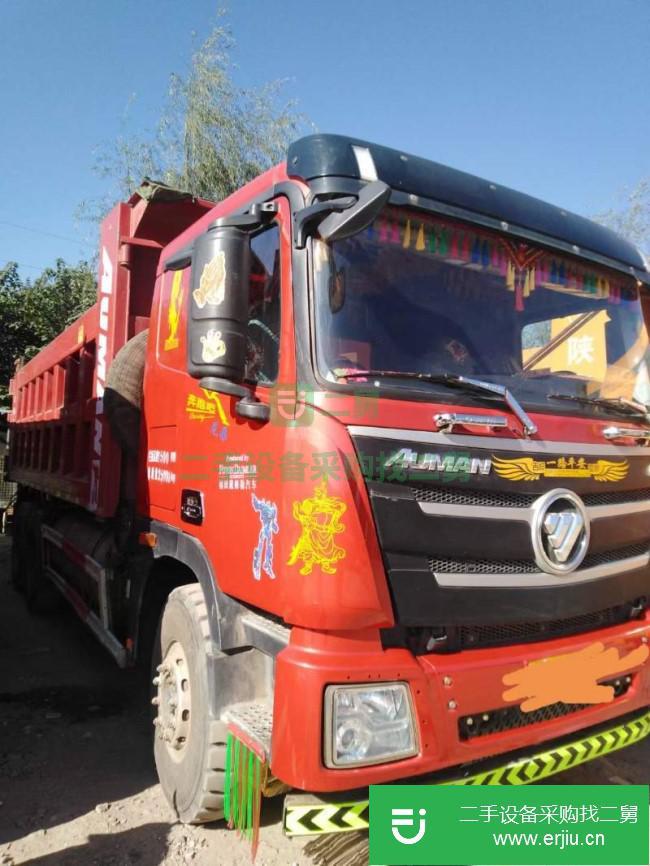 四川出售二手福田歐曼GTL后八輪自卸車