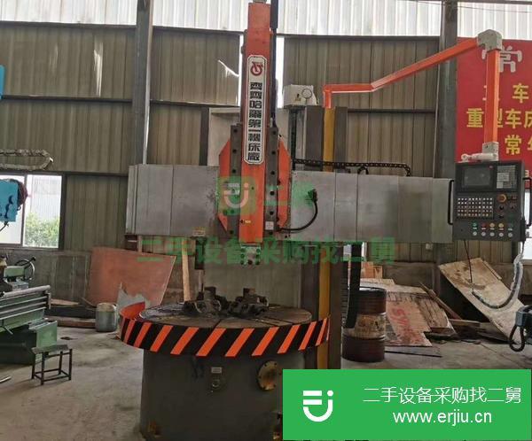 浙江出售二手齊齊哈爾1.6米數(shù)控立式車床凱恩帝系統(tǒng)