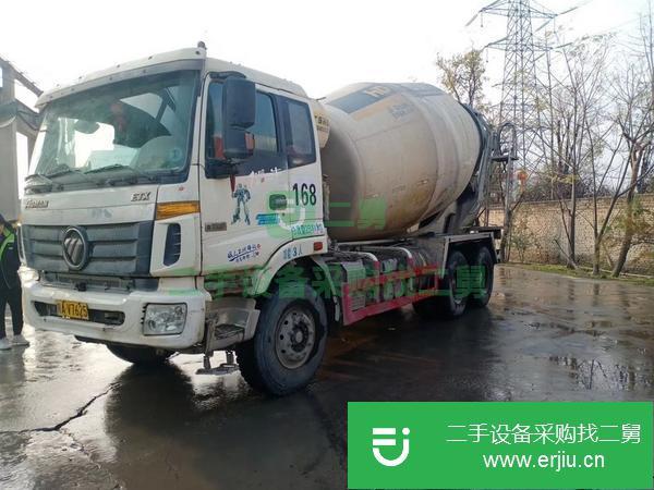 陜西出售二手14年6月份歐曼國四大12方攪拌車