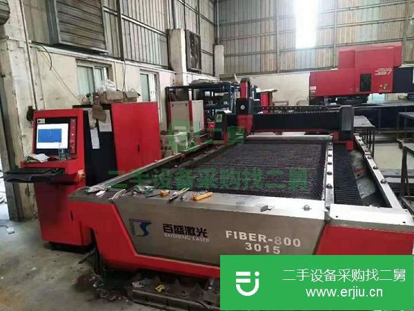 江西出售二手百盛800W-3015激光切割機
