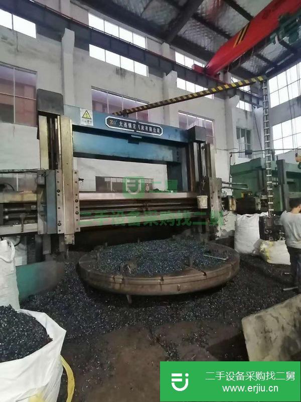 浙江出售二手大連鎮宏CK5240雙柱立式車床