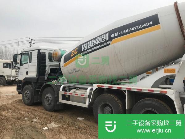 河北出售二手汕德卡輕量化14方國五攪拌車