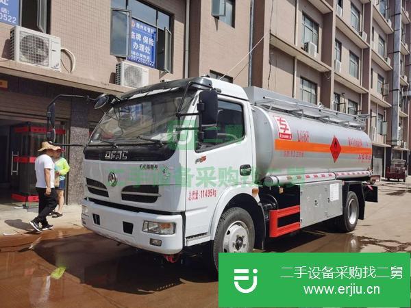 山西出售二手國五東風8噸油罐車可分期玉柴發動機150馬力法士特8檔變速箱