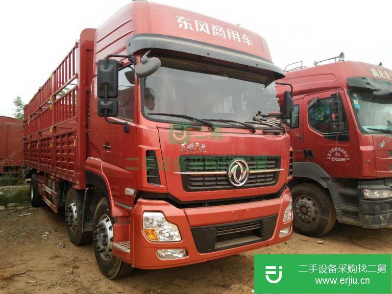 江蘇出售二手天龍前四后四高欄9米6載貨車