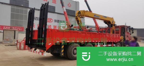 甘肅出售二手陜汽德龍前四后八隨車吊